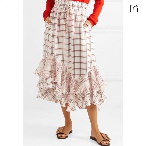 Lee Mathews Holly Ruffle Skirt - Picture 9 of 14